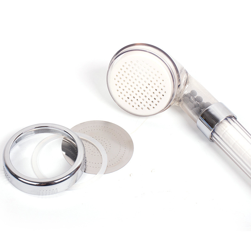 Export to South Korea large-sized filter pressurized water-saving showerhead for water purification and filtration to remove dirty water, residual chlorine and rust Specification drawing
