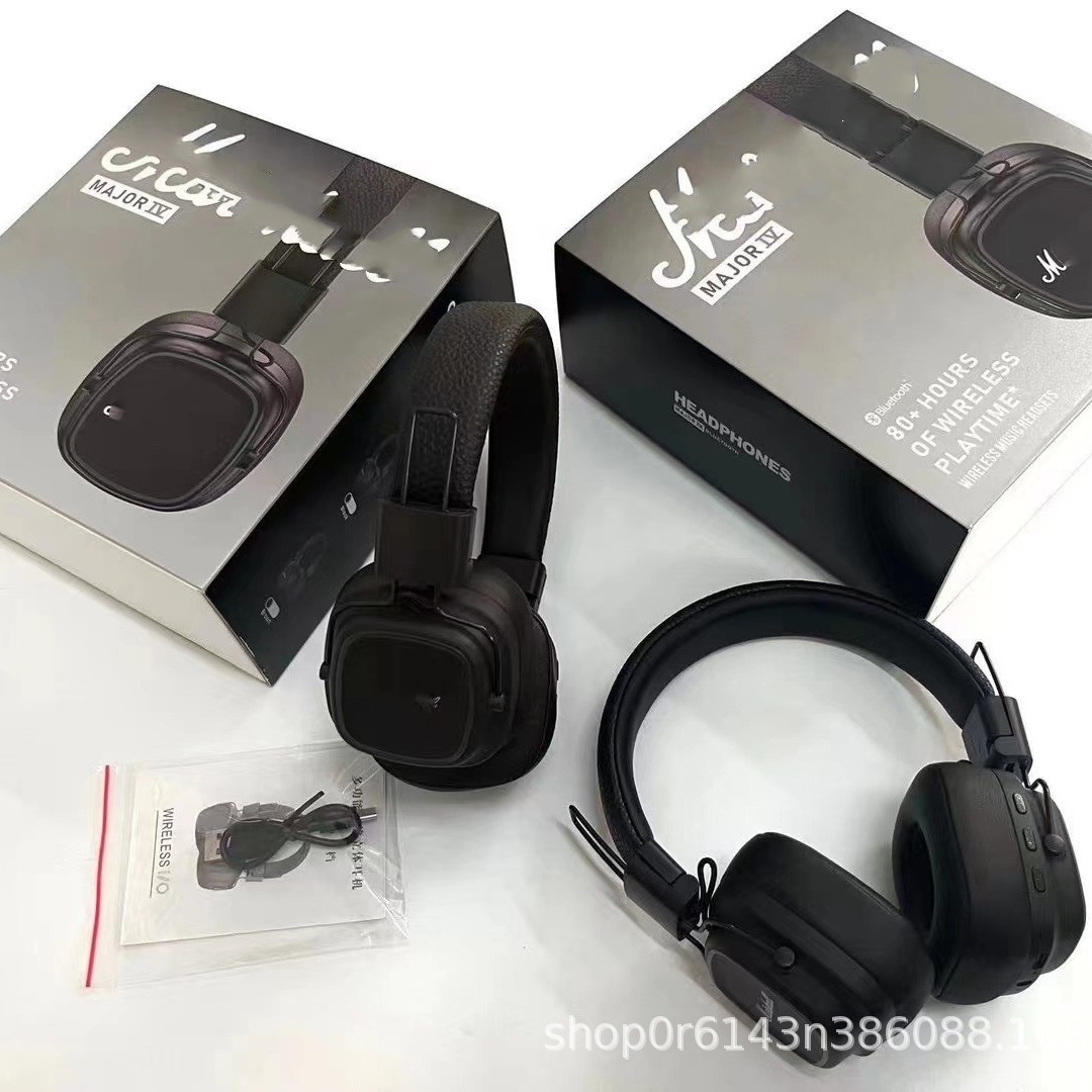 Cross-border new MAJOR IX fourth-generation Bluetooth headphones, over-ear computer headphones, running and sports wireless microphone full figure