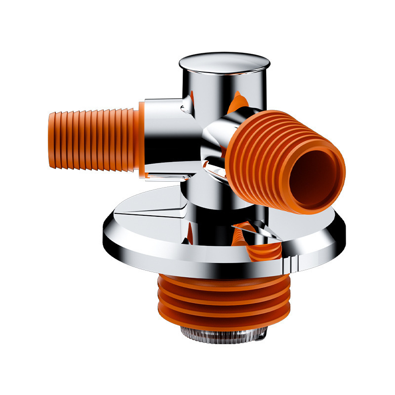 A two-in-one anti-odor three-way sewer anti-backflow device specially designed for washing machine drain pipe, floor drain joint and drainage pipe Item Picture