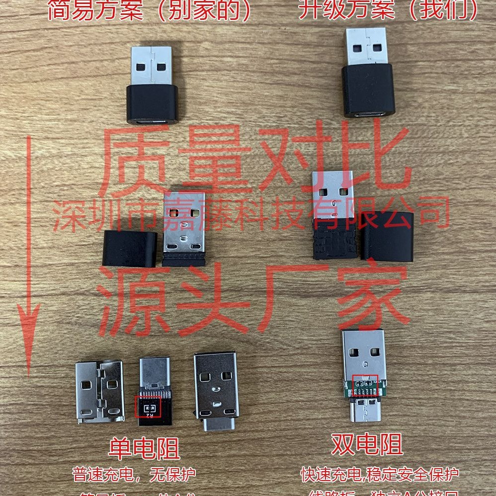 Type-C female to USB public adapter, TypeC mobile phone fast charging data USB to Type-C adapter details Picture