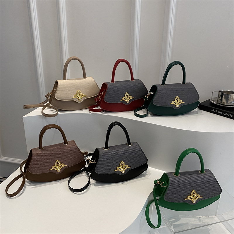 Cross-border box bag Spring New style, women's color-blocked dopamine fashionable small square bag, trendy and stylish single-shoulder crossbody bag Application Scenario