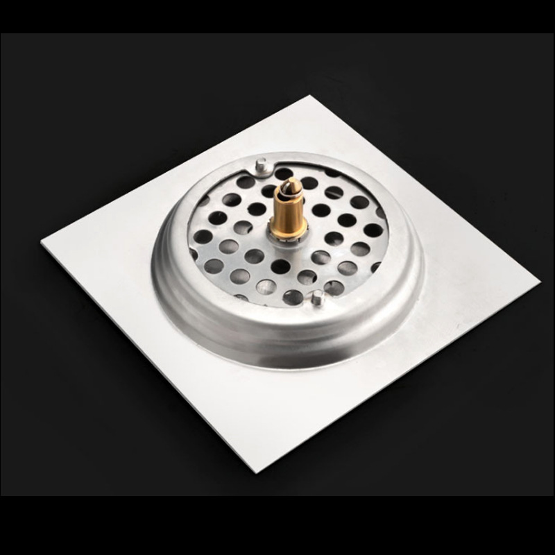 Stainless steel bouncing floor drain, Middle East Egyptian floor drain, square bouncing anti-odor foot-operated floor drain, factory direct sales Application Scenario