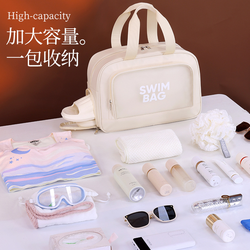 New cross-border swimming storage bag, large-capacity dry-wet separation, sports, beach and fitness special bag, travel handbag Application Scenario