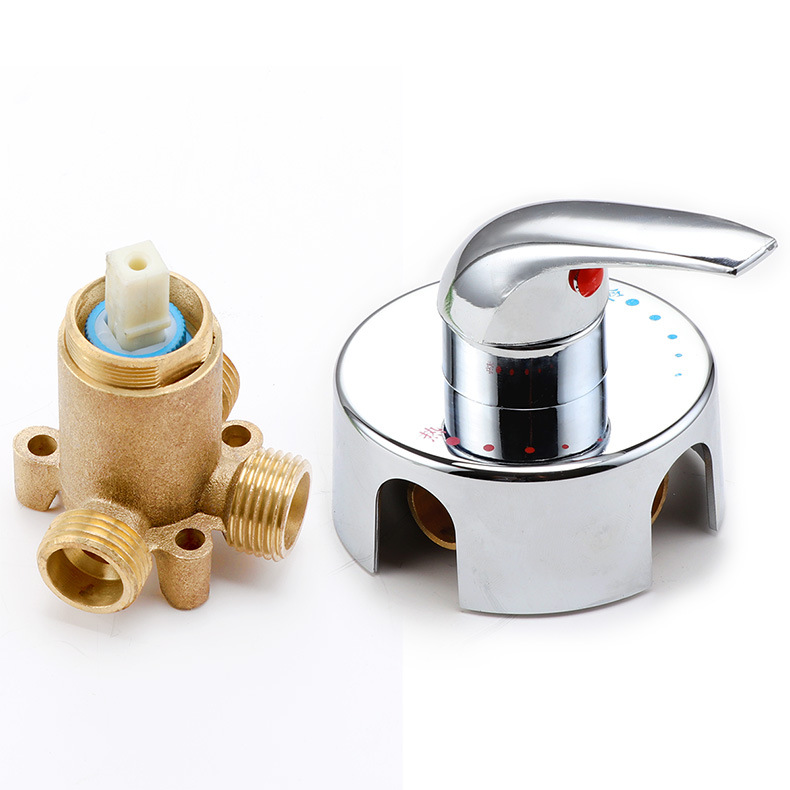 This product is suitable for Midea Haier Wanhe electric water heaters, featuring wall-mounted mixing valves, exposed shower valves, mixing valves, and hot and cold switches Item Picture