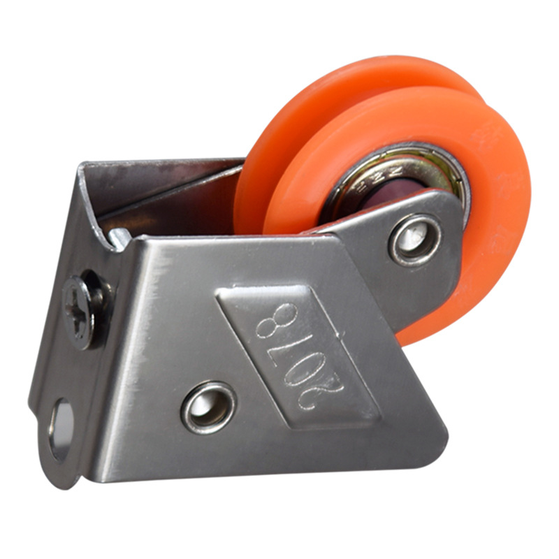 2008 type aluminum alloy pulley, stainless steel smooth and silent bearing roller, 2078 universal sliding door and window lower wheel Item Picture