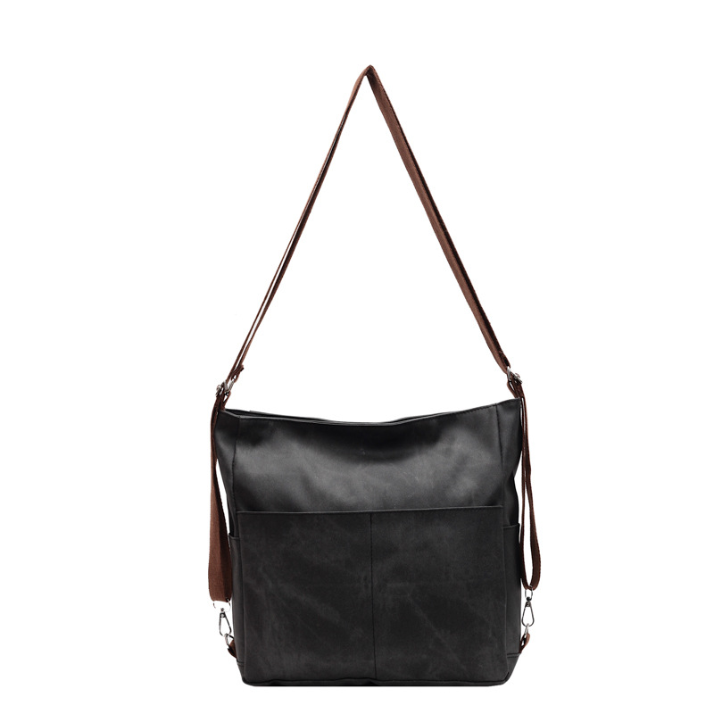 The laid-back textured Tote bag is a new large-capacity, versatile commuting backpack for women in autumn and winter. It is a stylish single-shoulder crossbody bag Item Picture