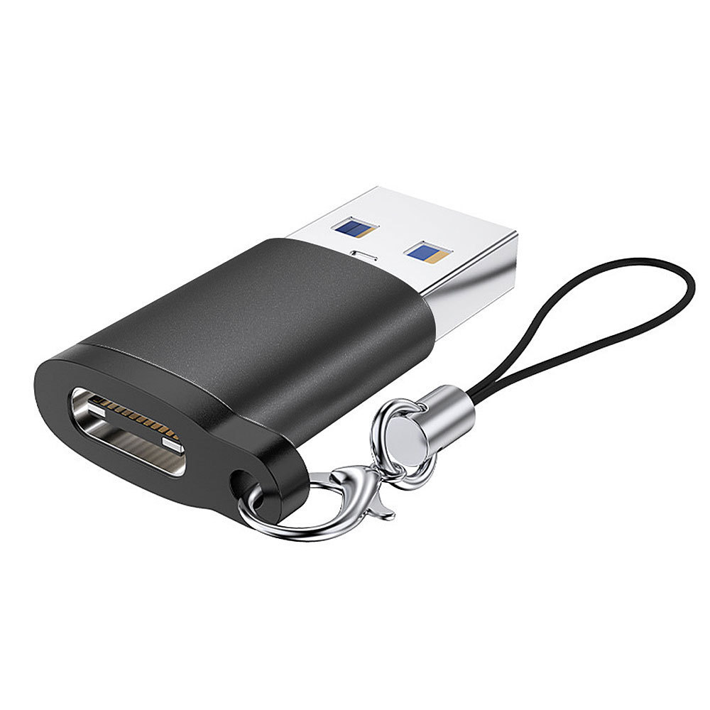 TYPE-C to USB3.0 otg adapter for mobile phone charging with a hanging ring Type-C female to USB adapter Item Picture