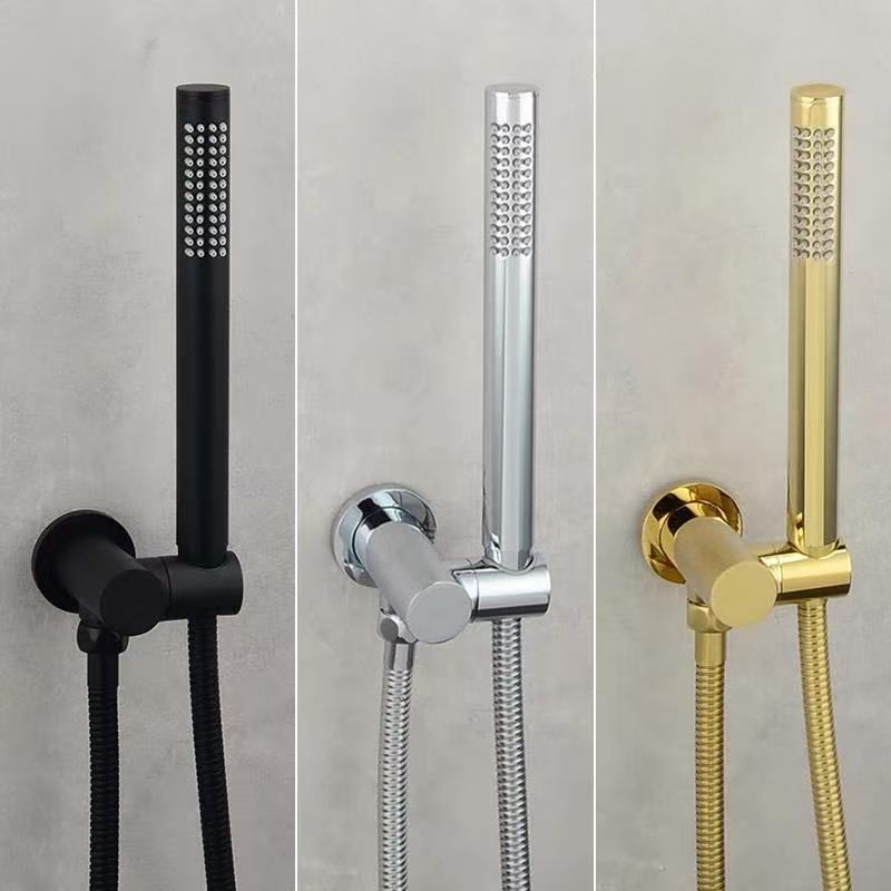 Cross-border 304 concealed shower head set, hotel bathroom, toilet wall-mounted bathroom, handheld shower head set details Picture