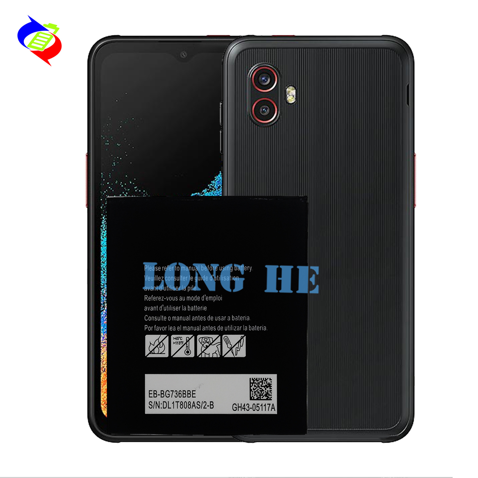 Factory wholesale and export of large-capacity mobile phone rechargeable battery EB-BG736BBE suitable for Samsung Xcover 6Pro Application Scenario