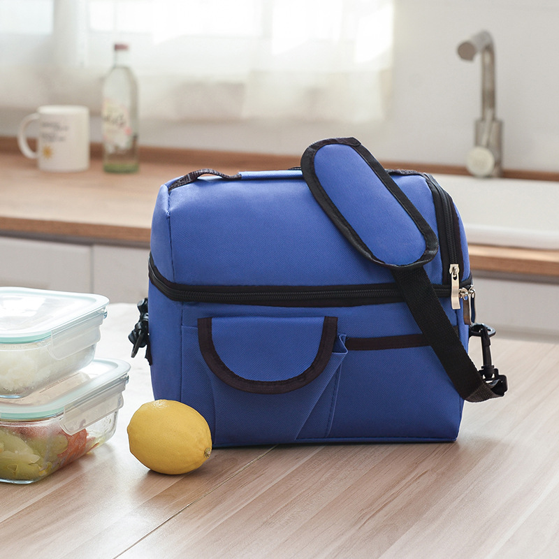 Large ice pack, double-layer insulated bag, breast milk preservation, mommy bag, food insulated bento bag full figure