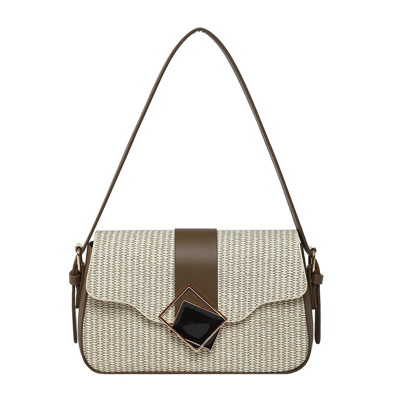 The 2025 new trendy and stylish single-shoulder underarm bag, simple and fashionable commuting small square bag, simple and casual crossbody bag for women Item Picture
