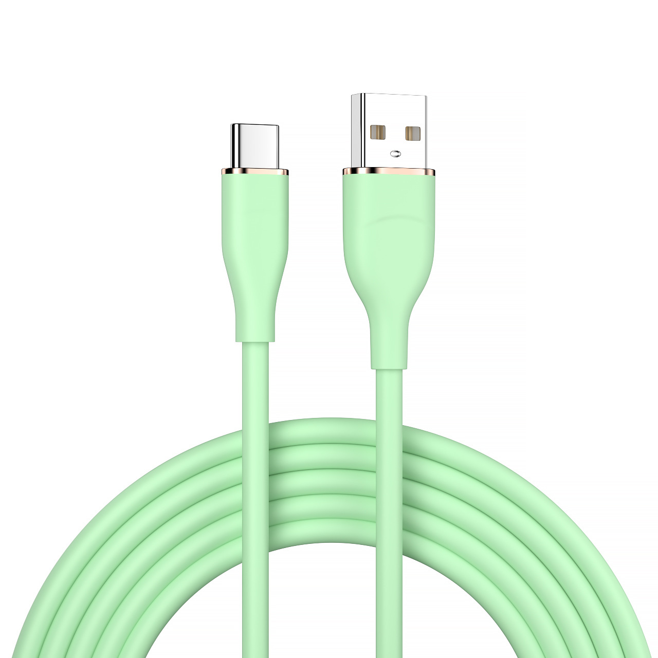 The 66W liquid silicone data cable is suitable for 6A PD fast charging and flash charging data cables of Xiaomi, Apple, Android and Huawei Item Picture