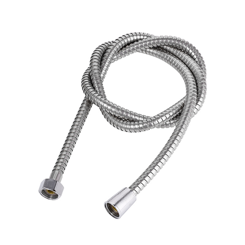 1.5m shower head hose, water-washing small double-buckle shower tube, stainless steel shower metal hose, plastic fittings Specification drawing