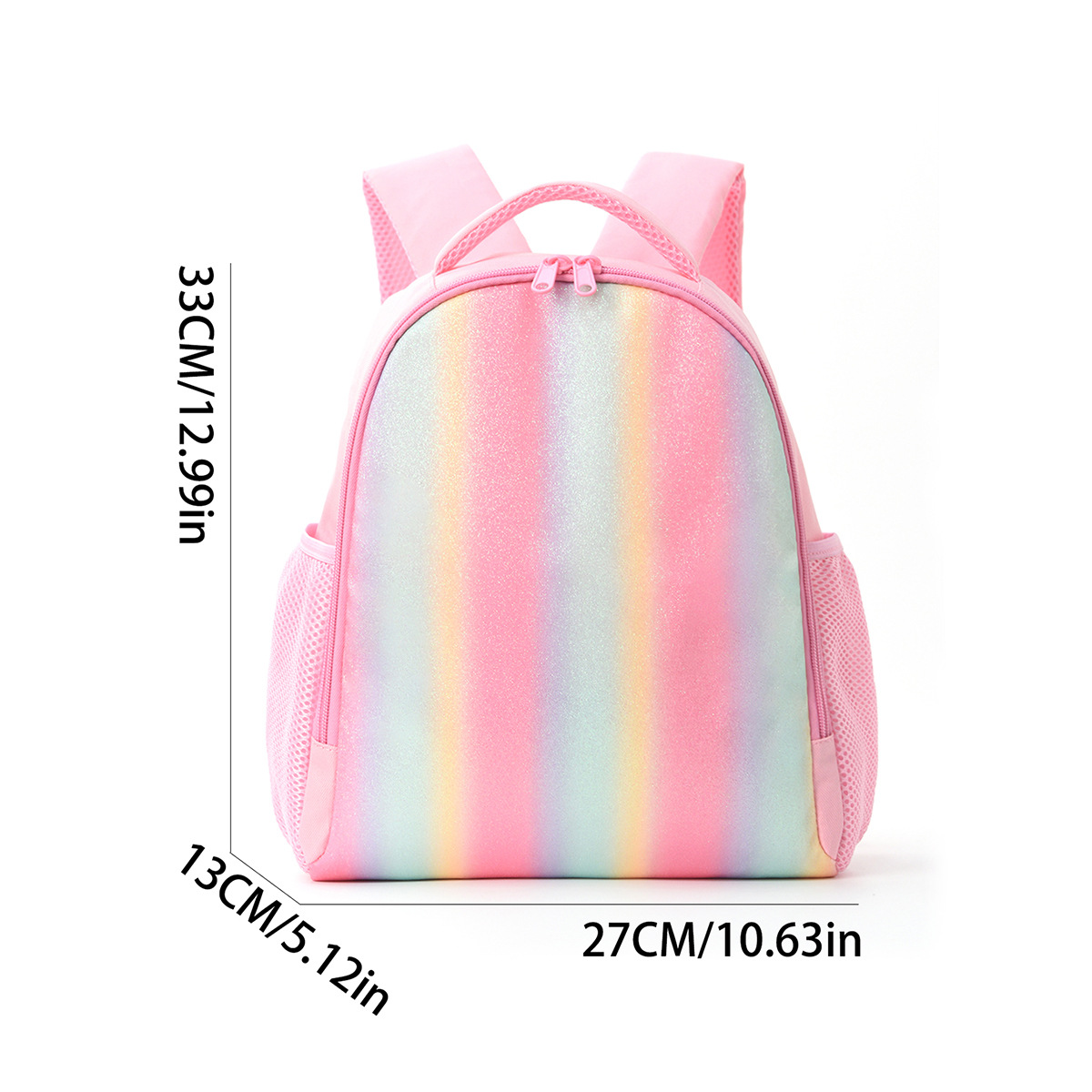 Feihong Cross-border Children's Backpack, Rainbow Schoolbag for Primary School Students, Children's Backpack for Travel, Lightweight and casual backpack Application Scenario