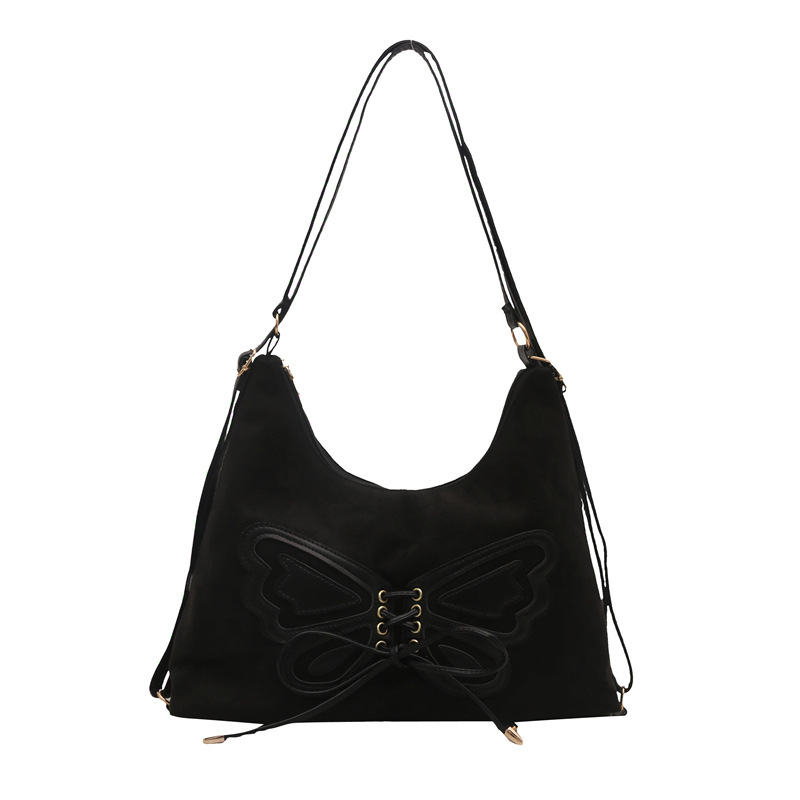 A new single-shoulder butterfly underarm bag for women's winter 2024 is now available. It can be carried in multiple ways and has a large capacity crossbody Item Picture