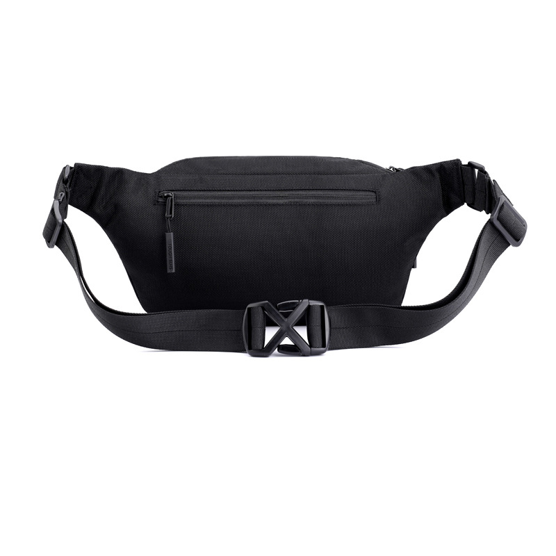 New men's and women's trendy crossbody bag, Korean-style casual chest bag, outdoor water-resistant waist bag, large-capacity single-shoulder backpack Specification drawing