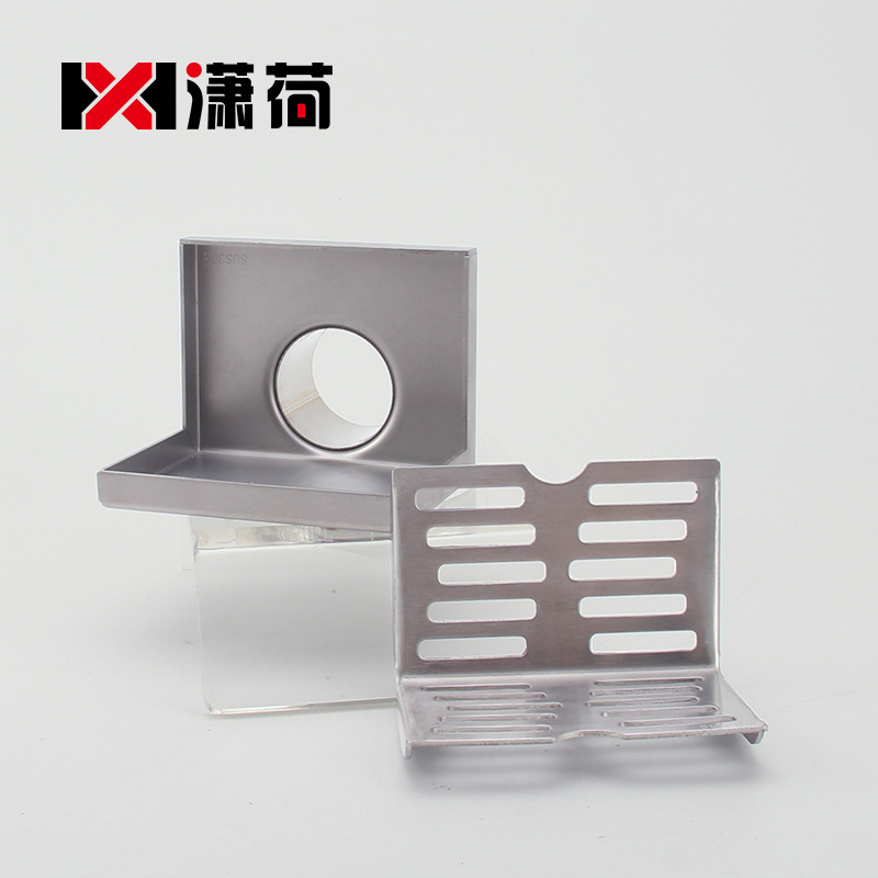 Side-mounted floor drain, L-shaped wall floor drain, improved type, balcony, corridor, roof, same-floor drainage, rooftop rainwater hopper details Picture