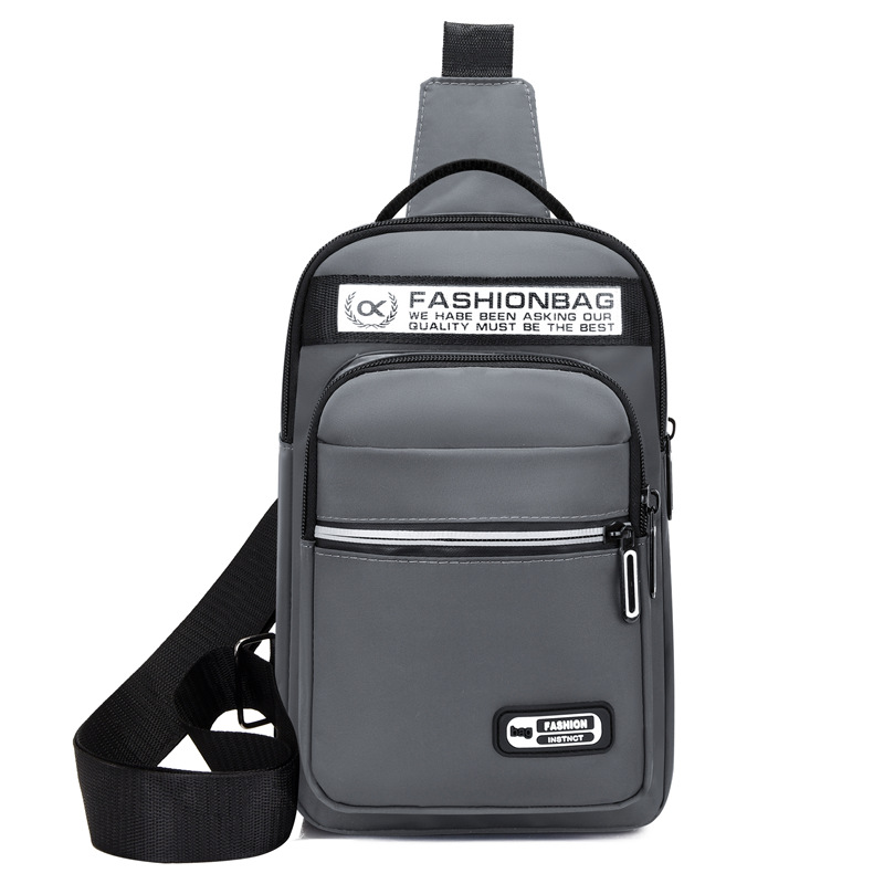 A new trendy and fashionable crossbody bag for business men with a large capacity, a casual Korean-style single-shoulder bag for women with a high-end feel Item Picture