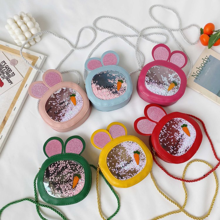 Children's bags, girls, princesses, fashionable cartoon crossbody bags, cute medium and large children's small bags, Korean version girls' single-shoulder bags, trendy full figure