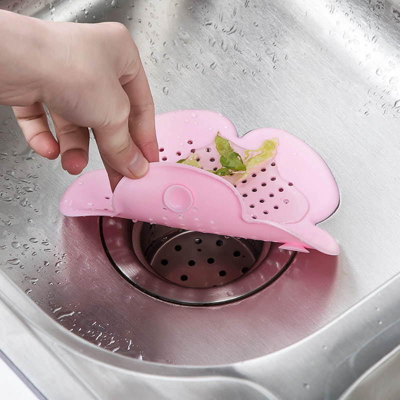 Creative kitchen sink, anti-clogging floor drain, sewer filter screen, patterned silicone floor drain Specification drawing
