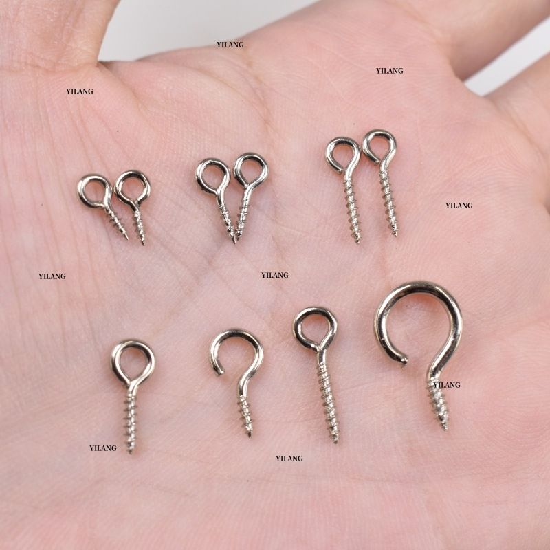Iron-colored sheep's eye nails, self-tapping sheep's eye screws, toys, puppets, wooden hanging objects, lamps, ceiling with rings, sheep's eye rings Specification drawing