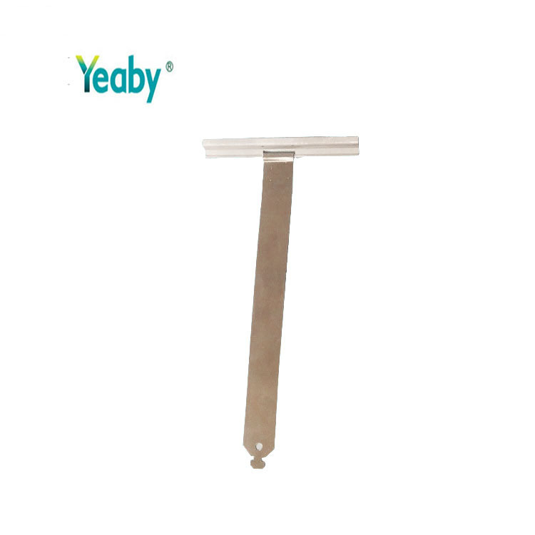 Aluminum alloy accessories for external shading of roller blinds, hooks, non-split spring hanging pieces, 170 Specification drawing