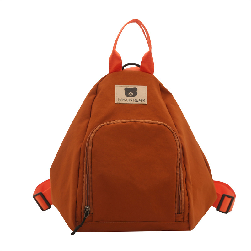 New solid-color, niche, casual, lightweight and versatile backpack, large-capacity portable commuting bag, stylish crossbody bag Item Picture