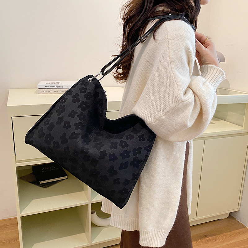 Tote bag for Women 2024 Autumn New Korean version large-capacity handbag, women's class commuting underarm bag, single-shoulder bag for women details Picture