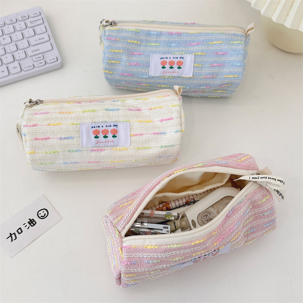 4951 High appearance level, InS-style stationery pencil case, large capacity storage bag, sundries, cosmetics organization, hand-held bag Specification drawing