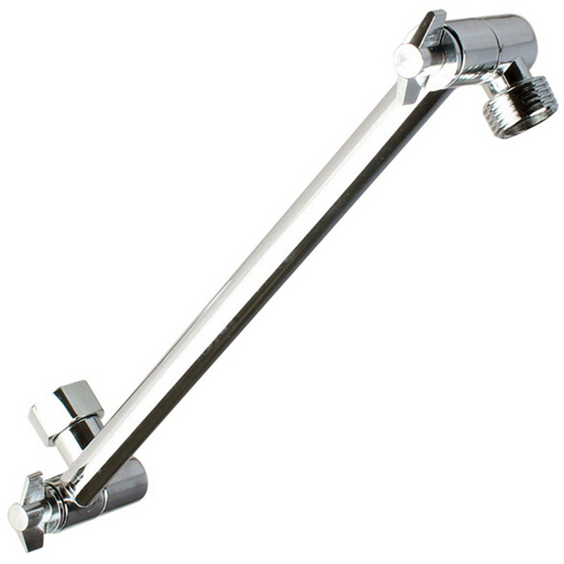 Cross-border bathroom shower extension rod, showerhead top spray connection, adjustable showerhead arm bracket with toothed extension rod full figure