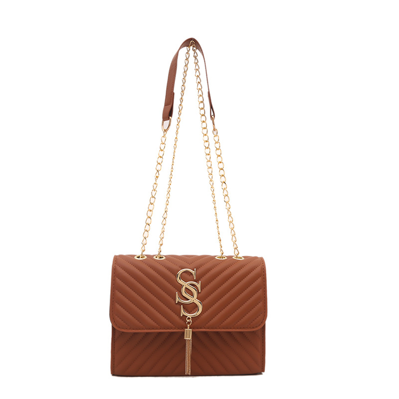 Casual women's crossbody bag 2025 new style, women's retro diamond-shaped small square bag, fashionable and simple single-shoulder bag Item Picture
