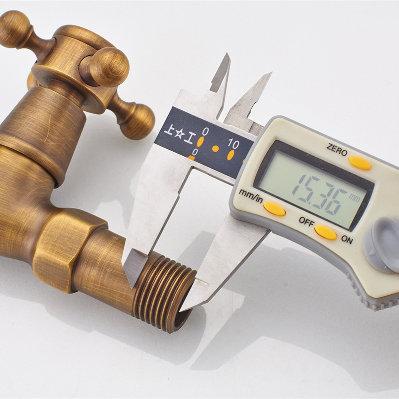 Wholesale of all-copper antique washing machine faucets, single-cooling mops, sink faucets, and retro wall-mounted faucets from the manufacturer Application Scenario