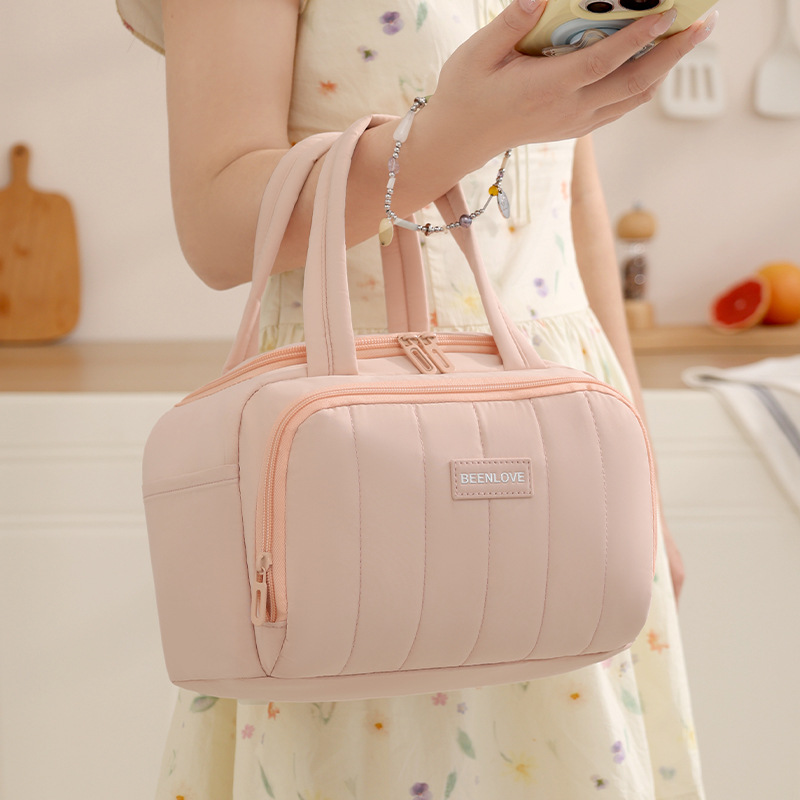 Runhui Yunjian Square Meal Packs, Office worker lunch boxes, handbags, student lunch boxes, insulated bento packs, fresh-keeping ice packs details Picture