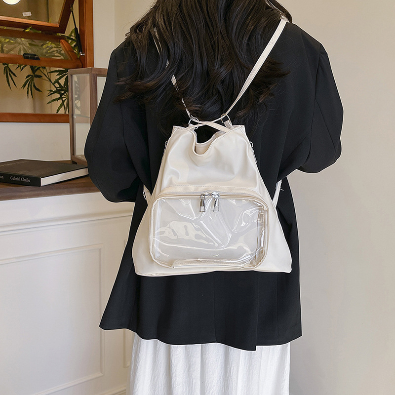Japanese-style ballet-style ribbon pain bag, big appetite smug pain bag, 2D soft girl tote bag, relaxed single-shoulder bag details Picture