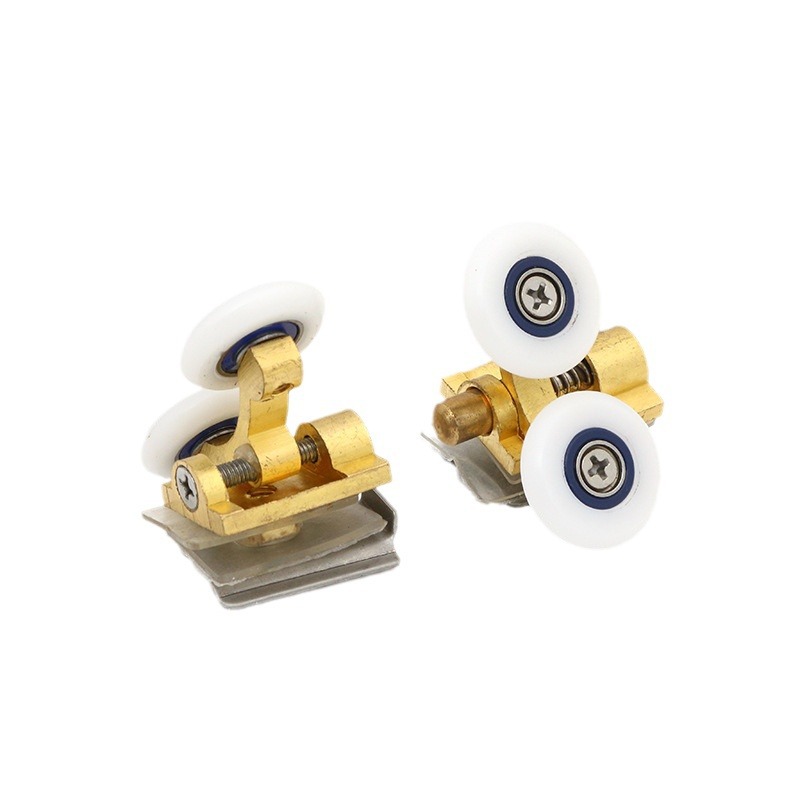 Factory direct supply of 28MM swing wheels for bathroom glass door pulleys, complete specifications, wholesale of door and window pulleys in stock Item Picture
