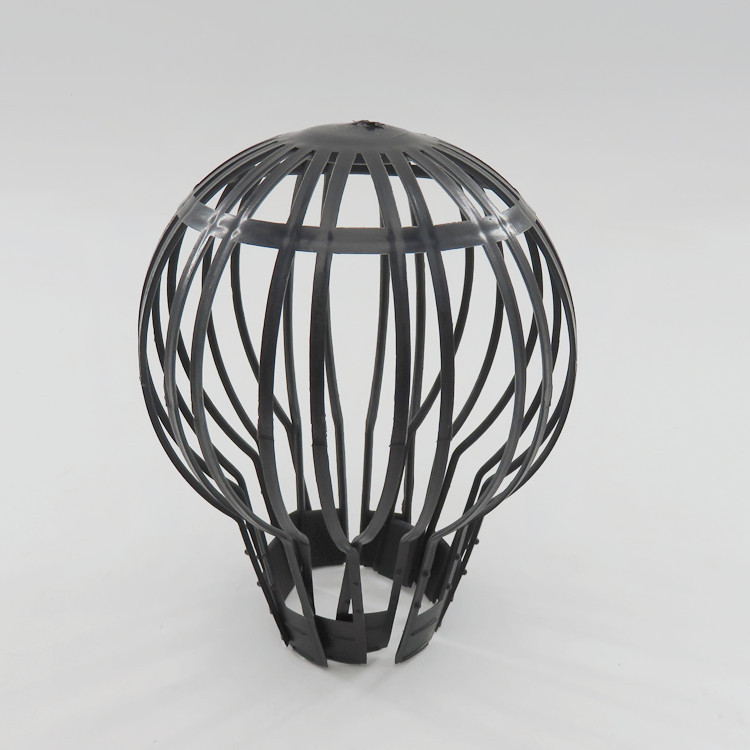 Plastic black rooftop floor drain drainage outlet anti-clogging circular mesh cover, balcony outdoor rainwater, eaves drainage ditch protection cover details Picture