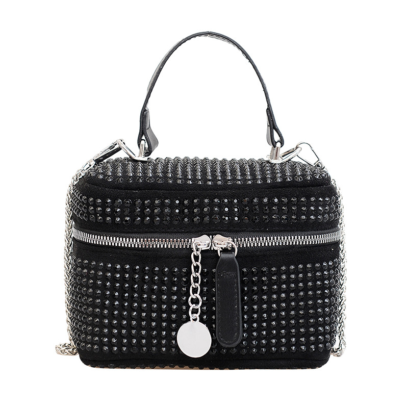 Autumn women's bags 2024 New full diamond pearl bag, trendy and stylish crossbody bag, chain hand shoulder bag Item Picture
