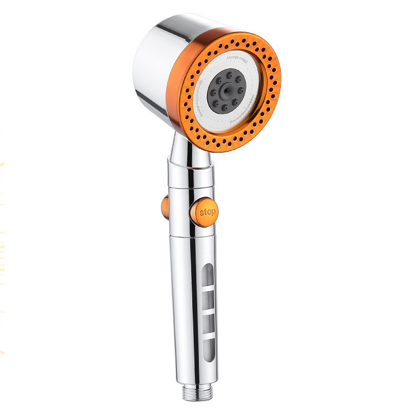 Dai Spray pressurized powerful showerhead, six-speed showerhead for export bathroom, water-stop filtration, spray, handheld showerhead Item Picture