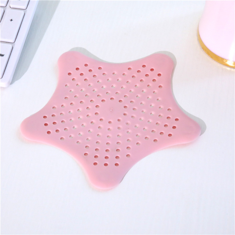 ebay Five-pointed Star kitchen sink anti-clogging starfish silicone floor drain bathroom sewer filter screen manufacturer Specification drawing