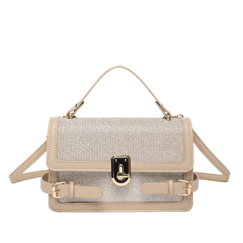 The 2025 new summer trend solid color is a trendy and stylish ins hand-held shoulder crossbody women's small square bag that is popular this year Item Picture