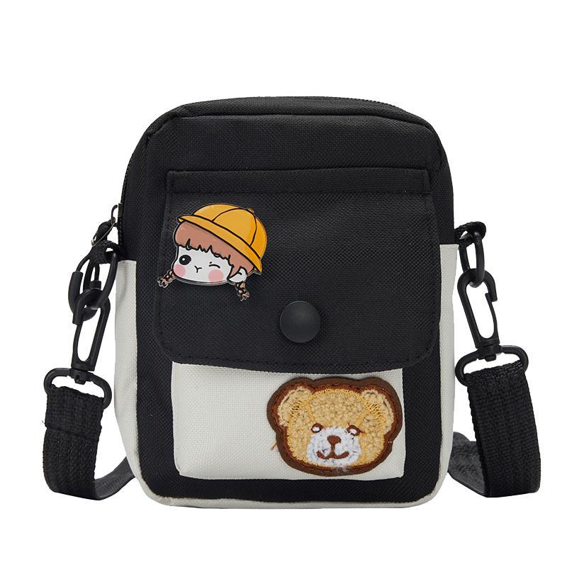 ins cute little bag Women's Bag 2020 New trendy fashion canvas bag Summer fresh and cute girl crossbody bag Item Picture