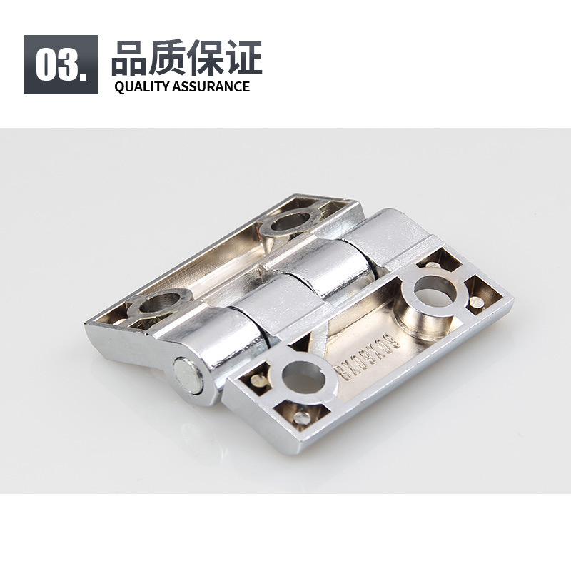 Chromium-zinc alloy hinge aluminum distribution box 4060 electrical cabinet door hinge machine tool industrial hinge heavy-duty thickened metal Application Scenario