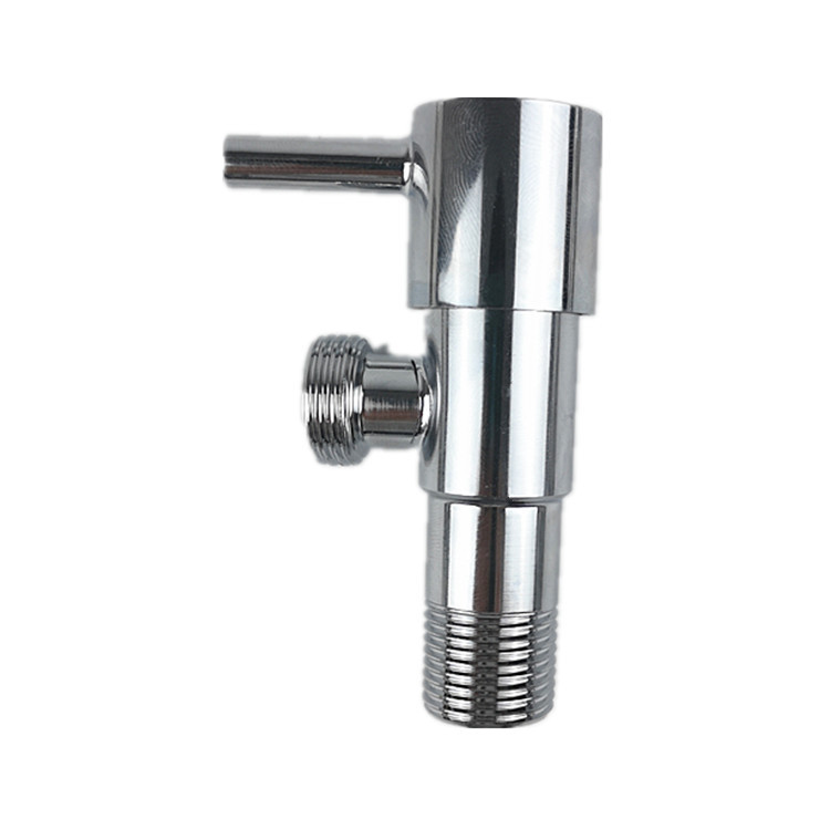 Wholesale of stainless steel Angle valves with one inlet and one outlet, three-way Angle valves for toilets and water heaters, and water inlet switches Item Picture