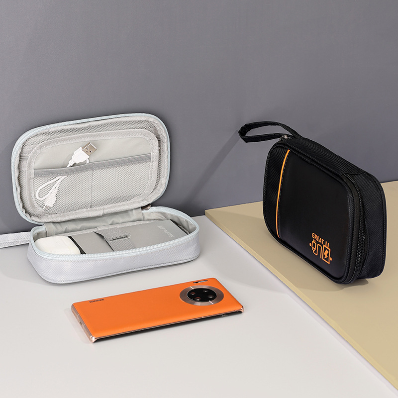 Redner portable digital bag, Travel Data cable storage bag, Mini storage bag, Power Bank data cable storage bag Application Scenario