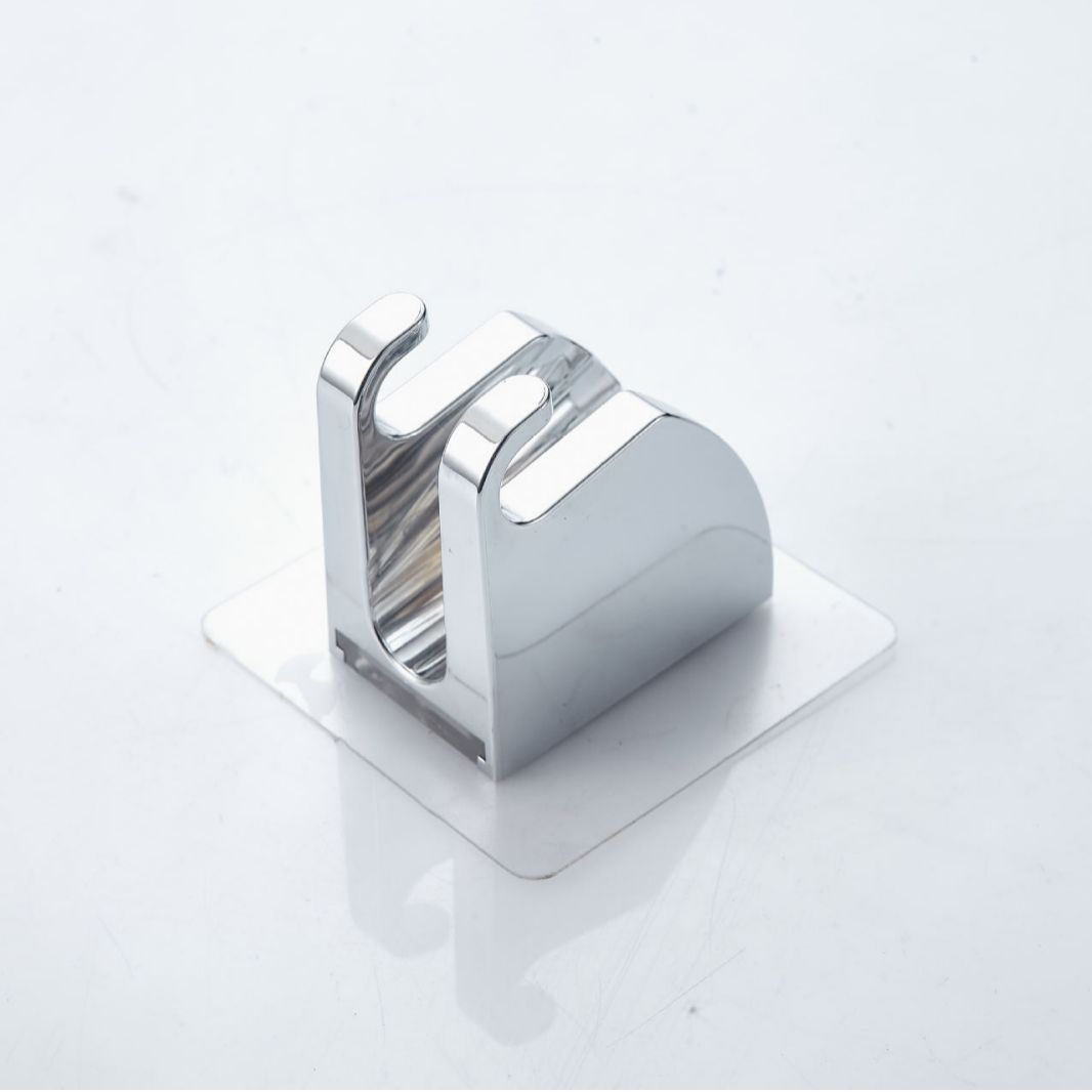 Wholesale of cross-border Amazon showerhead stand, electroplated handheld showerhead socket, showerhead base, fixed seat, three-hole wall seat details Picture