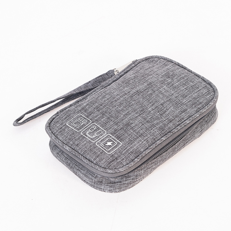 Runhui Cationic hand-held data package Mini Power Bank Data Cable Storage Bag Earphone Mobile Phone Storage bag Specification drawing