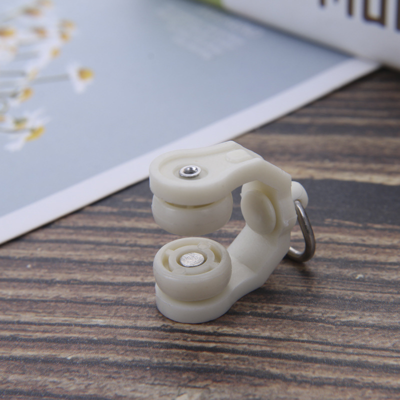 The manufacturer supplies silent metal curved rail wheels, sliding wheels, stainless steel curtain track accessories, and curved wheels in curtain tracks Application Scenario
