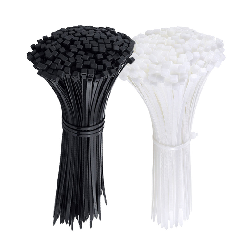 Self-locking nylon cable ties, plastic strapping, binding straps, high-strength binding straps, snap-on wire, large tensioner straps Item Picture