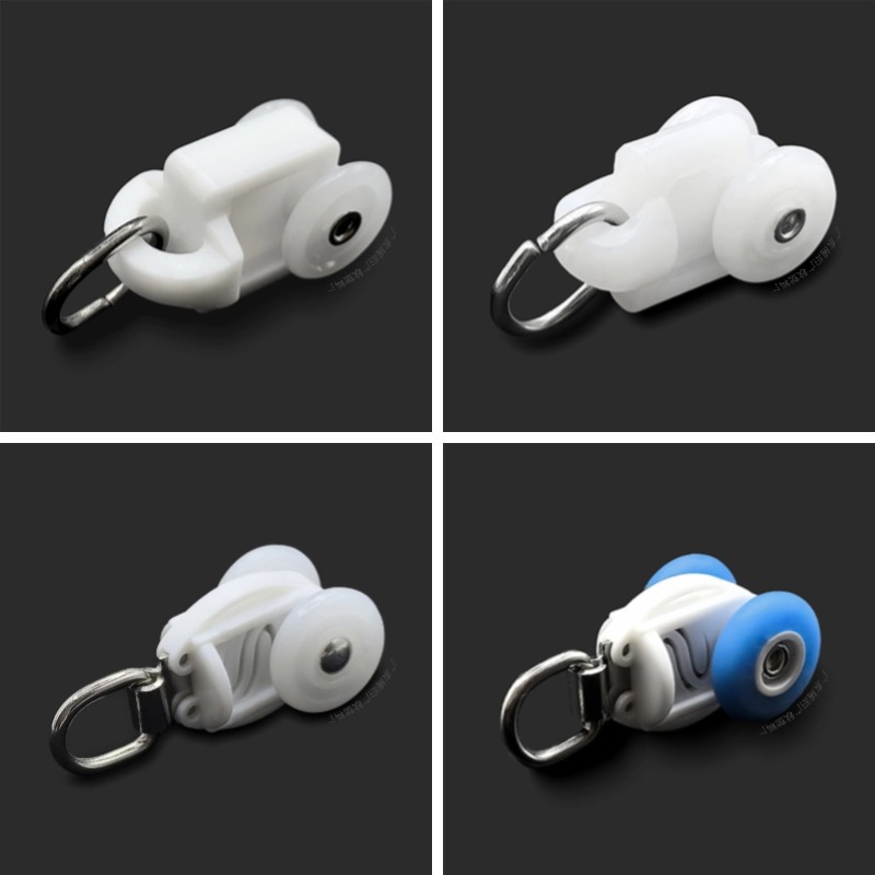 Factory self-operated curtain wheels, straight rails, roller wheels, slide rails, hook accessories, guide rails, silent ball wheels, and walking ball wheels Specification drawing