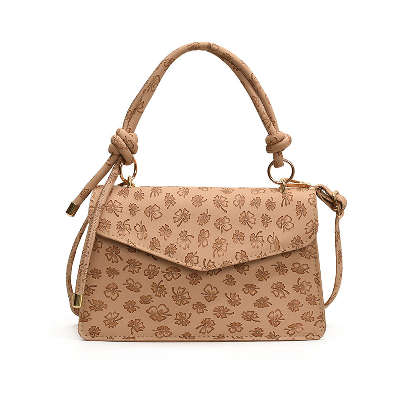 A new spring 2025 niche design bag, a fashionable and high-quality crossbody retro small square bag with simple embossed patterns Item Picture